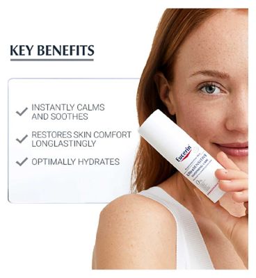 Eucerin UltraSensitive Soothing Face Cream Moisturiser (Normal to Combination Skin) 50ml