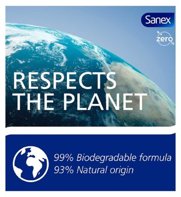 Sanex Zero% Gentle Moisture Shower Gel for Sensitive Skin 225ml