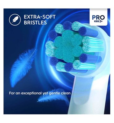 Oral-B Kids Spiderman Brush Heads for Electric Toothbrush, 4 Brush Heads