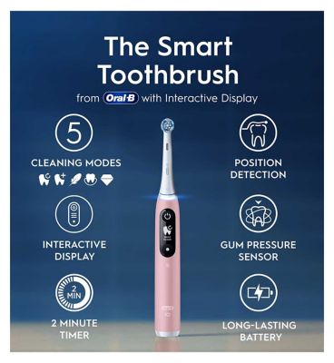 Oral-B iO6 Pink Sand Ultimate Clean Electric Toothbrush