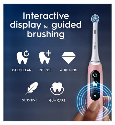 Oral-B iO6 Pink Sand Ultimate Clean Electric Toothbrush