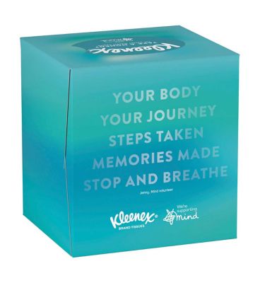 Kleenex Supporting Mind Charity - Cube Tissue Box 48sc