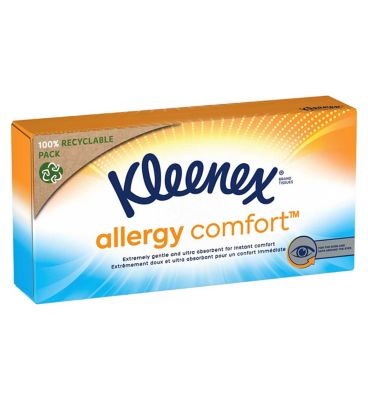 Kleenex Allergy Comfort Tissues Single Box 56sc