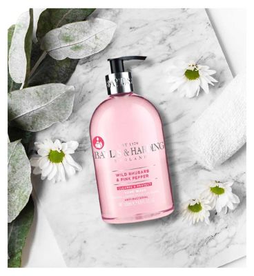 Baylis & Harding Wild Rhubarb & Pink Pepper Anti-Bacterial Hand Wash 500ml