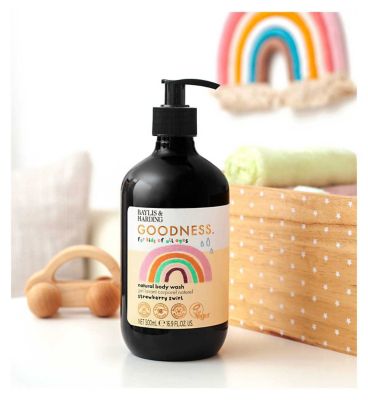 Baylis & Harding Goodness Kids Strawberry Swirl Natural Body Wash 500ml
