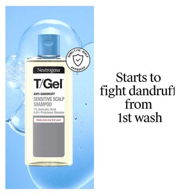NEUTROGENA® T/Gel Anti Dandruff Shampoo for Sensitive Scalp (1x 150ml)