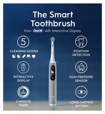 Oral-B iO6 Electric Toothbrush - Grey Opal