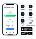 MINIMI&nbsp;Bluetooth Smart Body Scale White - 14 Measurements
