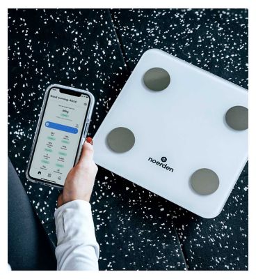 MINIMI&nbsp;Bluetooth Smart Body Scale White - 14 Measurements