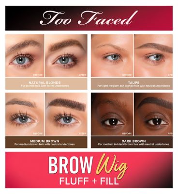 Too Faced Brow Wig On Hair Fluffy Brow Gel