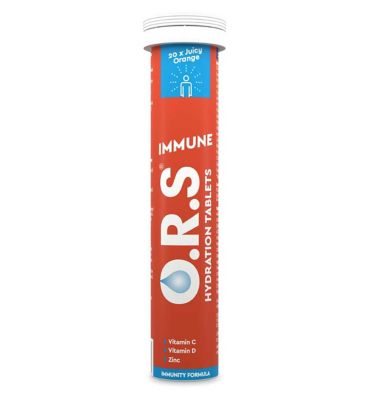 O.R.S. Immune Hydration Tablets Orange 20s