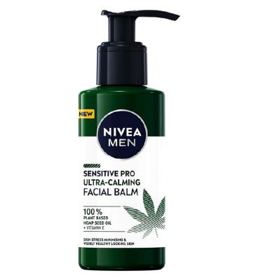 NIVEA Men Sensitive Pro Ultra Calming After Shave Balm with Hemp Oil, 150ml