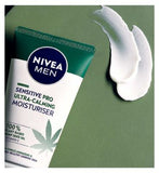 NIVEA Men Sensitive Pro Calming Face Cream Moisturiser with Hemp Oil, 75ml