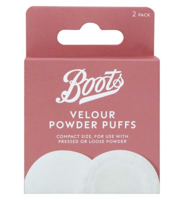 Boots Everyday Velour Powder Puffs 2s
