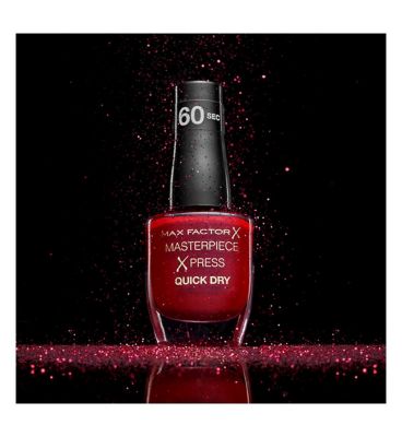 Max Factor Masterpiece Xpress 60s Nail Polish Mellow Merlot