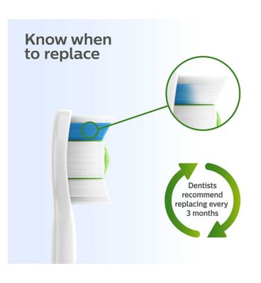 Philips Sonicare Optimal White Replacement Toothbrush Brush Heads (White) 4 Pack