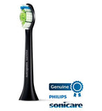 Philips Sonicare Optimal White Replacement Toothbrush Brush Heads (Black) 4 Pack