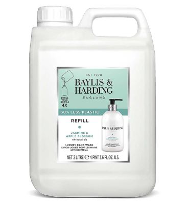 Baylis & Harding Jasmine & Apple Blossom Anti-Bacterial Hand Wash 2 Litre Refill