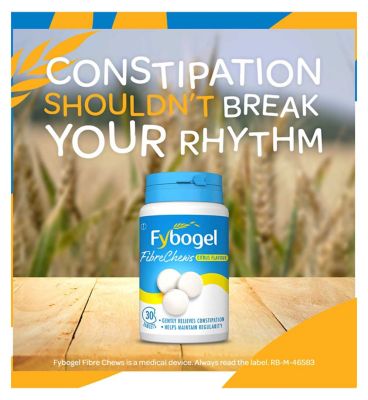 Fybogel FibreChews Citrus Constipation Relief 30 Tablets