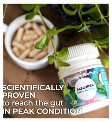 Alflorex® Dual Action by PrecisionBiotics® - Daily Gut & Mental Wellness Supplement - 30 Capsules