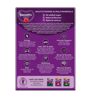 Bassetts Vitamins Woman Raspberry Flavour – 30 Pastilles