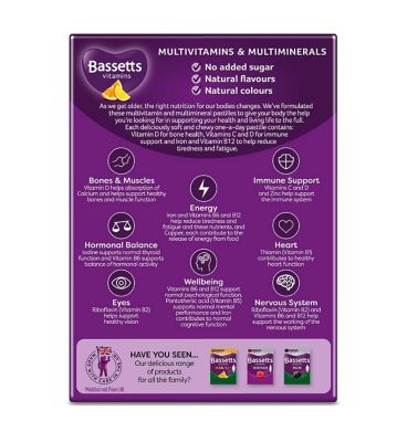 Bassetts Vitamins Woman 50+ Orange & Lemon Flavour – 30 Pastilles
