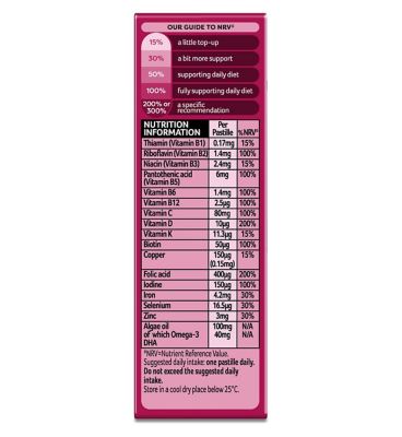 Bassetts Vitamins During Pregnancy Strawberry & Orange Flavour – 30 Pastilles