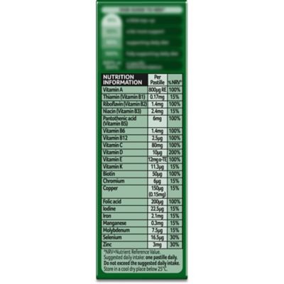 Bassetts Vitamins Man Blackcurrant Flavour – 30 Pastilles