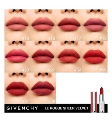 Givenchy Le Rouge Sheer Velvet Lipstick
