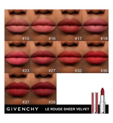 Givenchy Le Rouge Sheer Velvet Lipstick