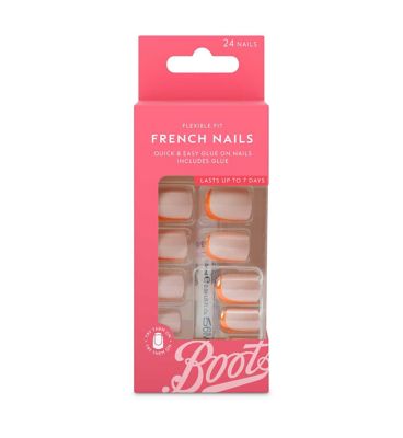 Boots French Nails - Citrus Tips