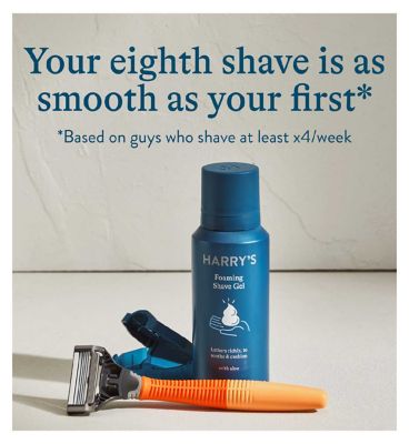 Harry's Men's Razor + 13 Blades - Indigo Blue