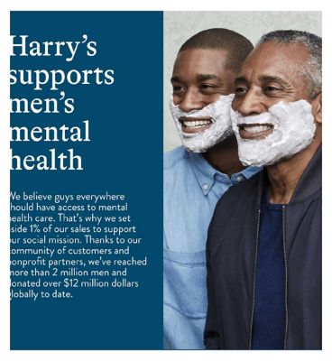 Harry's Men's Razor + 13 Blades - Indigo Blue
