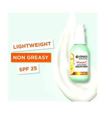 Garnier SkinActive Vitamin C 2in1 Brightening Serum Cream SPF 25 50ml