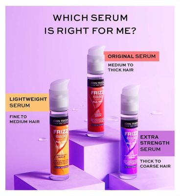 John Frieda Frizz Ease All-in-1 Original Serum 50ml for Medium to Thick Hair