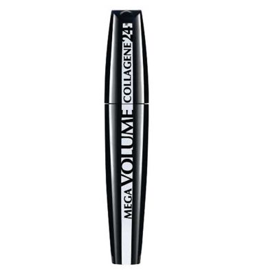 L'Oreal Paris Mega Volume 24H Collagen Mascara, Extra Black