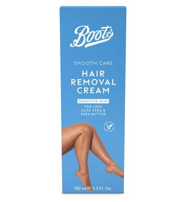 Boots Smooth Care Legs Hair Removal Cream Sensitive Skin 100ml