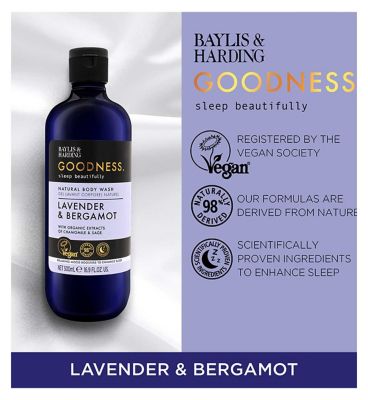 Baylis & Harding Goodness Sleep Lavender & Bergamot Sleep Body Wash 500ml