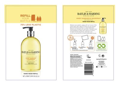 Baylis & Harding Signature Sweet Mandarin & Grapefruit Hand Wash 1 Litre Refill