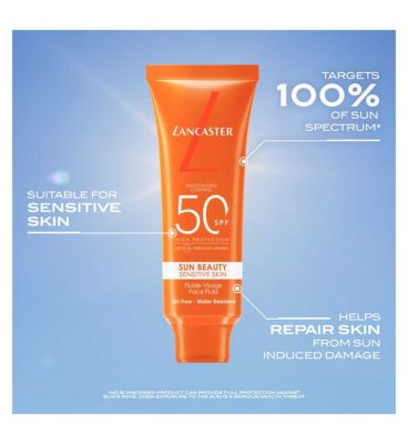 LANCASTER SUN SENSITIVE Oil-Free Milky Fluid SPF50 50ml