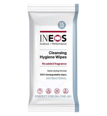 INEOS Sanitiser Wipes for hands 15 pack