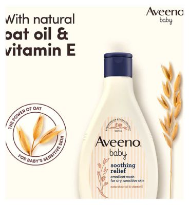AVEENO® Baby Soothing Relief Emollient Wash, 250ml