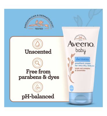 AVEENO® Baby Dermexa Emollient Cream, 150ml