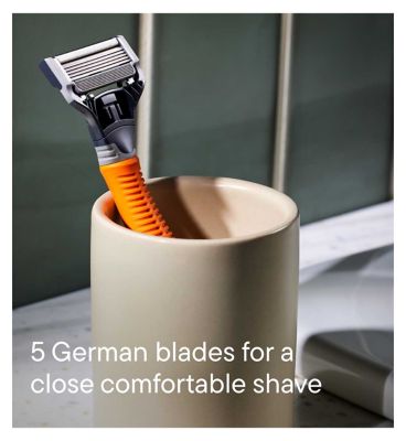 Harry’s Men's Razor + 5 Blades - Orange