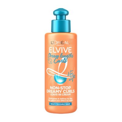 L'Oreal Paris Elvive Dream Lengths Curls Leave-In Cream for Wavy to Curly Hair 200ml