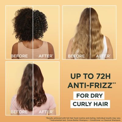 Garnier Ultimate Blends Cocoa Butter Shampoo for Dry, Curly Hair 350ml