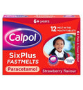 Calpol Six Plus Fastmelts 250mg Orodispersible Tablets - 12 Tablets