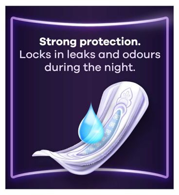 Always Discreet Incontinence Pads Plus Women Ultimate Night x12
