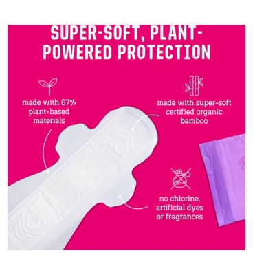 FLO Bamboo Ultra-Long Pads (10 pads)