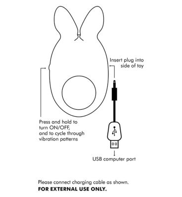 Ann Summers Rampant Rabbit Rechargeable Ears Pleasure Ring